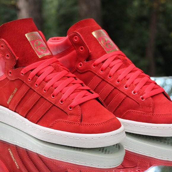 Adidas Americana Hi 88 Red Suede Men’s Size 9.5 main image 16